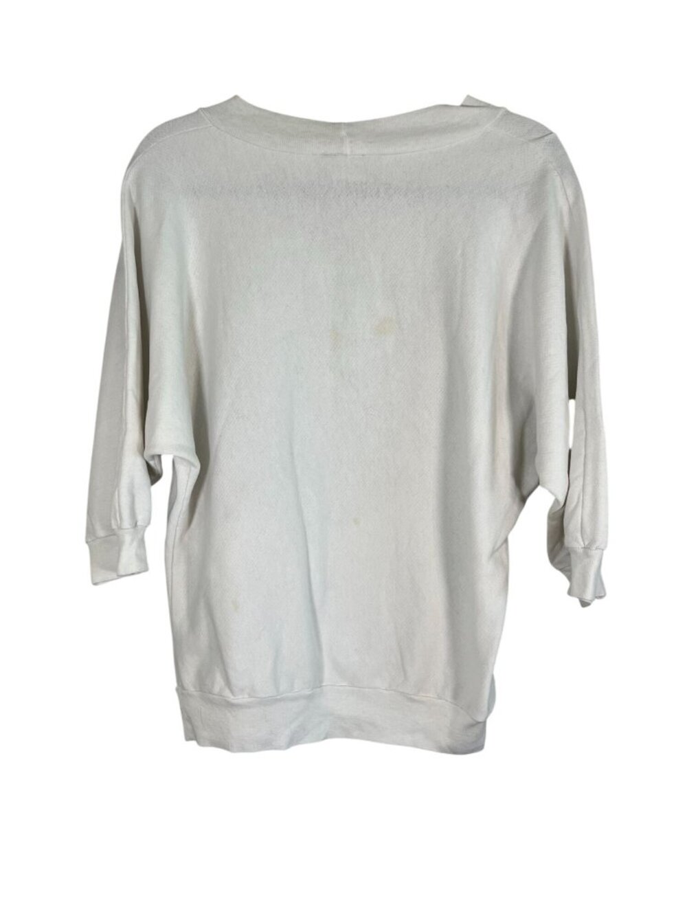 Vintage Leopard Print Sweatshirt S Metallic 1980s Funky Mod Artsy Edgy Grunge - Picture 2 of 11